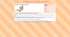 Desktop Screenshot of petz-archive.com