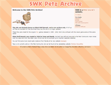 Tablet Screenshot of petz-archive.com